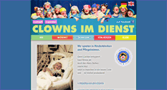 Desktop Screenshot of clowns-im-dienst.de